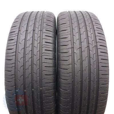 4. 205 60 16 4x CONTINENTAL 205/60 R16 92H EcoContact 6 Sommerreifen 6,2mm 2023