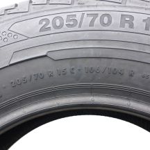 4. 2 x CONTINENTAL 205/70 R15C 106/104R ContiVanContact 100 Sommerreifen 2015 8,8mm