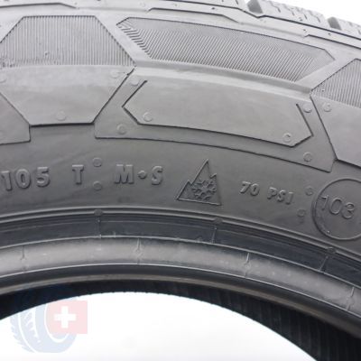 2. 205 65 16C 2x CONTINENTAL 205/65 R16C 107/105T VanContact Winter Winterreifen 2023 9,2-9,5mm