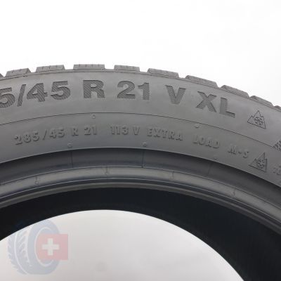 6. 285 45 21 2x CONTINENTAL 285/45 R21 113V XL WinterContact TS 850 P SUV A0 Winterreifen 2024 6,2mm