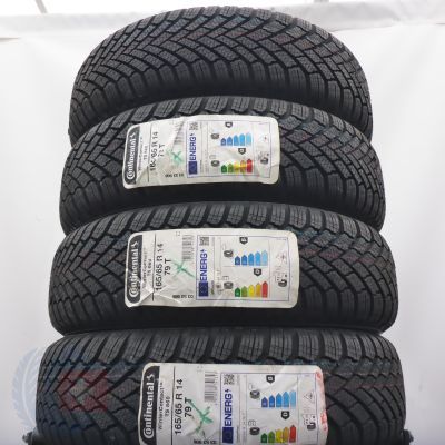165 65 14 4x CONTINENTAL 165/65 R14 79T WinterContact TS 860 Winterreifen 2022 UNGEBRAUCHT 