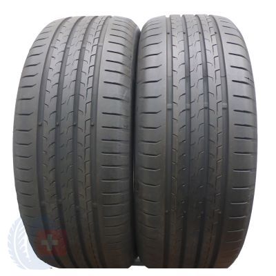 4. 4 x CONTINENTAL 215/50 R18 92V EcoContact 6 Q Sommerreifen 2020 VOLL Wie Neu