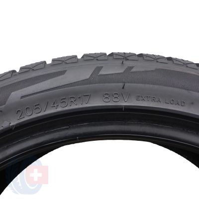 6. 205 45 17 4x MOMO 205/45 R17 88V XL North Pole W-2 Winterreifen 2020 7,2-7,5mm Wie Neu