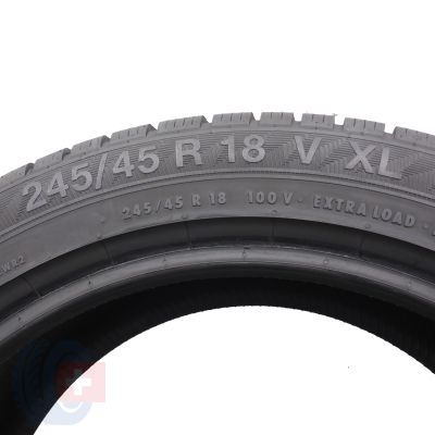 7. 245 45 18 4x GISLAVED 100V XL Euro Frost 6 Winterreifen  2022/23 7,2-7,8mm
