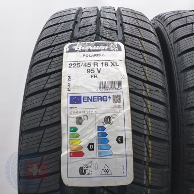 2. 225 45 18 2x BARUM 225/45 R18 95V XL Polaris 5 Winterreifen 2022 Ungebraucht  