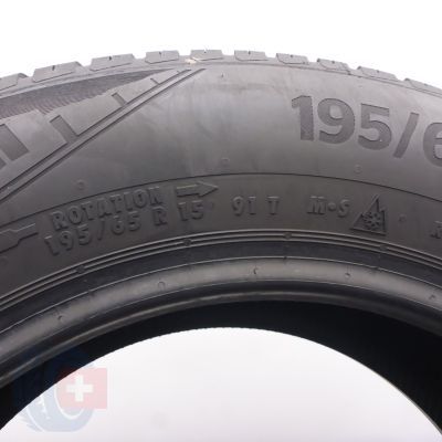 7. 195 65 15 4x CONTINENTAL 195/65 R15 91T AllSeasonContact Ganzjahresreifen 2023 8-8,2mm WIE NEU 