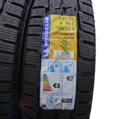 2. 4 x MICHELIN 185/75 R16 C 104/102R Agilis Alpin Winterreifen  2014 UNGEBRAUCHTE  