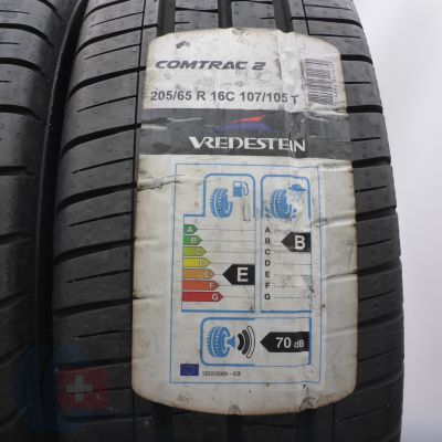 2. 205 65 16C 2x VREDESTEIN 205/65 R16C 107/105T Comtrac 2 Sommerreifen 2019 VOLL