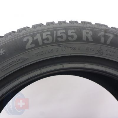 6. 215 55 17 4x SEMPERIT 215/55 R17 98V XL Speed-Grip 5 Winterreifen 2024 6,8-7mm