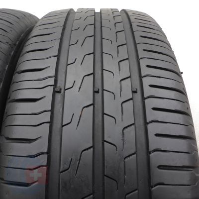 3.  2 x CONTINENTAL 185/55 R15 86H XL EcoContact 6 Sommerreifen 2019 5.8-6mm