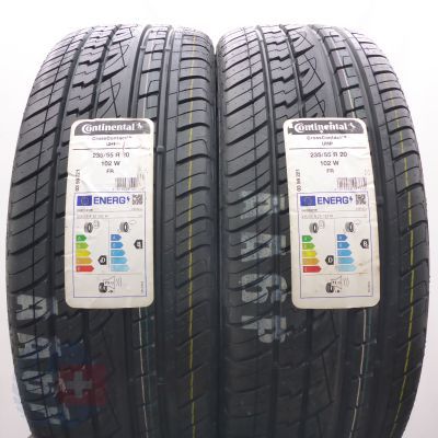 4. 235 55 20 4x CONTINENTAL 235/55 R20 102W CrossContact UHP Sommerreifen 2024 Ungebraucht   