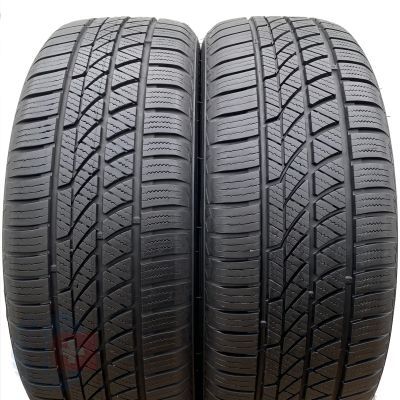 2 x HANKOOK 205/55 R17 91V Kinergy 4S H740 Ganzjahresreifen 2019, 2022 6,8-7,2mm