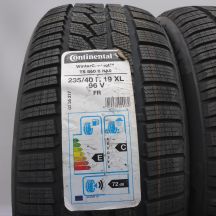 3. 235 40 19 2x CONTINENTAL 235/40 R19 96V XL WinterContact TS860S NAO Winterreifen 2020 WIE NEU VOLL