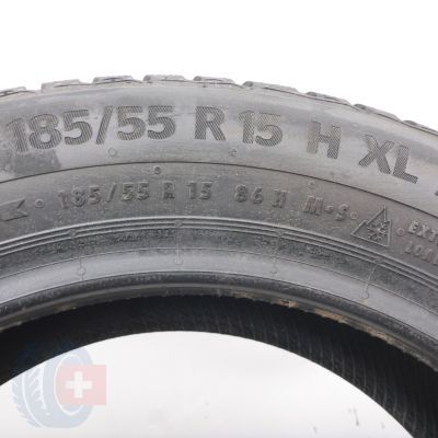 7. 185 55 15 2x CONTINENTAL 185/55 R15 86H XL WinterContast Ts 870 Winterreifen 2023 Ungebraucht  