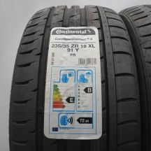 2. 235 35 19 2x CONTINENTAL 235/35 ZR19 91Y XL ContiSportContact 3 Sommerreifen 2020  Ungebraucht  