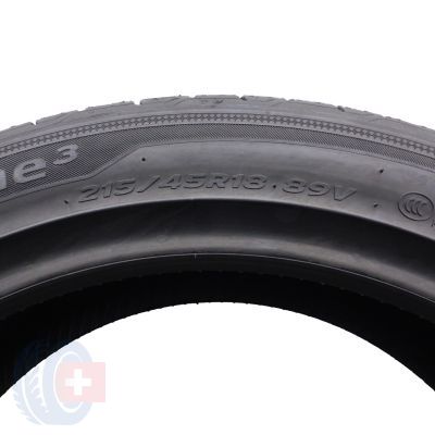 5. 215 45 18 4x HANKOOK 215/45 R18 89V Ventus Prime 3 K125 Sommerreifen 2018, 2021 WIE NEU VOLL