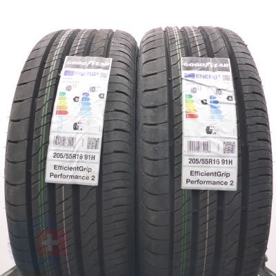 6. 205 55 16 4x GOODYEAR 205/55 R16 91H EfficientGrip Performance 2 Sommerreifen 2025 Ungebraucht  