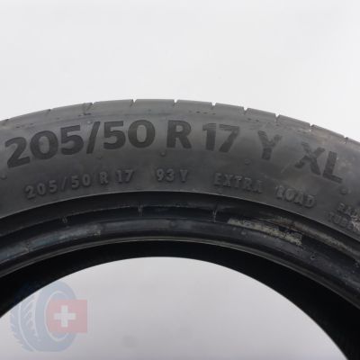 6. 205 50 17 4x CONTINENTAL 205/50 R17 93Y XL PremiumContact 6 Sommerreifen 2018/19 Ungebraucht   