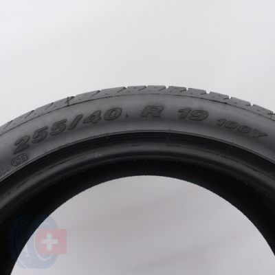 6. 255 40 19 4x PIRELLI 255/40 R19 100Y XL P Zero A0 Sommerreifen 2019 VOLL WIE NEU 
