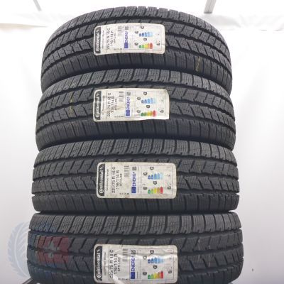 225 75 16C 4x CONTINENTAL 225/75 R16C 116/114R VanContact Winter 2022 Ungebraucht   