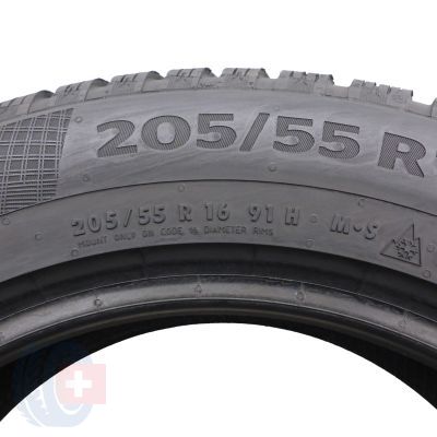 5. 205 55 16 2x CONTINENTAL 205/55 R16 91H WinterContact TS860 Winterreifen 7,2mm 2018