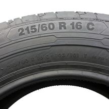 6. 215 60 16C 2x CONTINENTAL 215/60 R16C 103/101T ContiVanContact 200 Sommerreifen 2019 VOLL WIE NEU