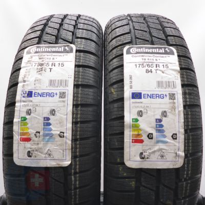 4. 175 65 15 4x CONTINENTAL 175/65 R15 84T ContiWinterContact TS 810 S Winterreifen 2023 VOLL WIE NEU  