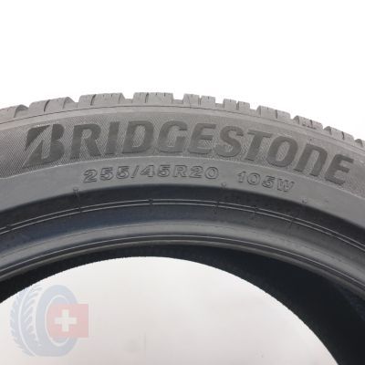 6. 255 45 20 4x BRIDGESTONE 255/45 R20 105W XL Blizzak 6 Winterreifen 2025 6,5-6,2mm  
