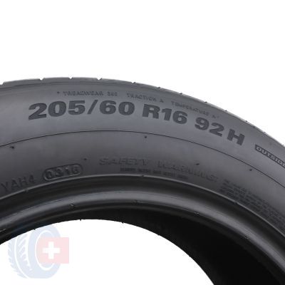 6. 2 x KUMHO 205/60 R16 92H Esta HS51 Sommerreifen 2015/16  6-6.2mm 