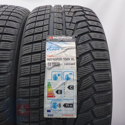 2. 265 45 20 4x HANKOOK 265/45 R20 108V XL Winter I Cept Evo SUV 2 Winterreifen 2019 Ungebraucht   