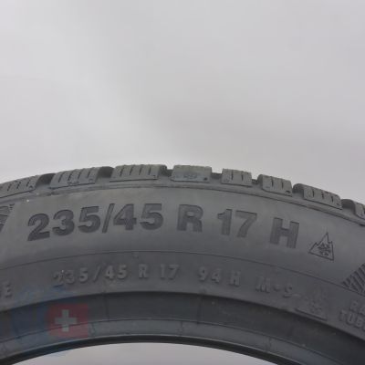 6. 235 45 17 2x CONTINENTAL 235/45 R17 94H WinterContact TS 850 P Winterreifen 2018 Ungebraucht  