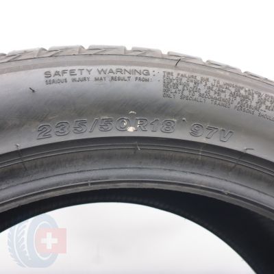 4. 235 50 18 2x BRIDGESTONE 235/50 R18 97V Turanza T005 Sommerreifen 2022 Ungebraucht  