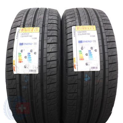 3. 235 65 16C 4x PIRELLI 235/65 R16C 115/113R Carrier Sommerreifen 2021 VOLL WIE NEU 
