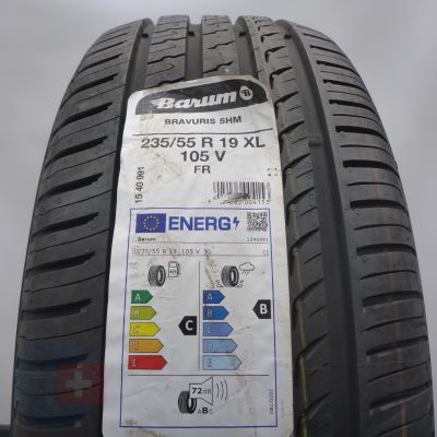 235 55 19 1x BARUM 235/55 R19 105V XL Bravuris 5HM Sommerreifen 2023 WIE NEU VOLL 235 55 19 1x BARUM 235/55 R19 105V XL Bravuris 5HM Sommerreifen 2023 WIE NEU VOLL