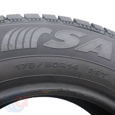 6. 4 x SAVA 175/80 R14 88T Eskimo S3 + Winterreifen 2019 8-8,5mm WIE NEU