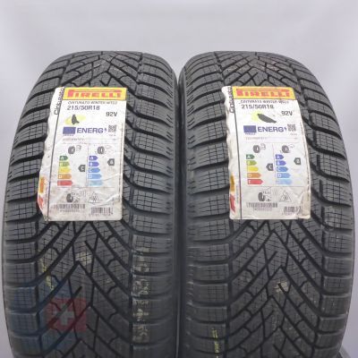 215 50 18 2x PIRELLI 215/50 R18 92V Cinturato Winter WTC2 Winterreifen 2022 VOLL 