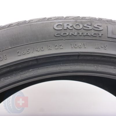 6.  265 40 22 2x CONTINENTAL  265/40 R22 106Y CrossContact LX Sport J LR Sommerreifen 2019/22 VOLL WIE NEU 