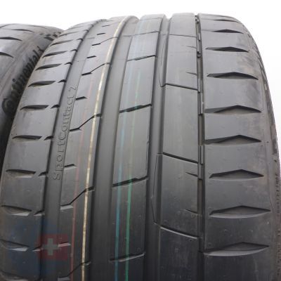 4. 255 30 19 2x CONTINENTAL 255/30 R19 91Y XL SportContact7 Sommerreifen 2021 WIE NEU VOLL