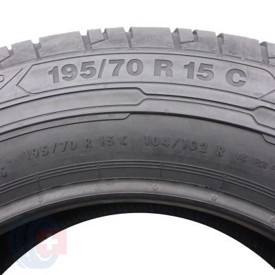 2. 195 70 15C 1x CONTINENTAL 195/70 R15C 104/102R ContiVanContact 200 Sommerreifen 2019 VOLL Wie Neu