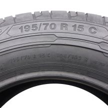 2. 195 70 15C 1x CONTINENTAL 195/70 R15C 104/102R ContiVanContact 200 Sommerreifen 2019 VOLL Wie Neu