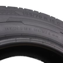 6. 2 x CONTINENTAL 195/70 R15 C 104/102R  ContiVanContact 100 Sommerreifen 2016  7-8mm