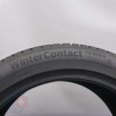 4.  245 45 18 1x CONTINENTAL 245/45 R18 100V XL WinterContact TS 870 P Winterreifen 2021 8,5mm