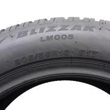 3. 205 55 16 1x BRIDGESTONE 205/55 R16 91T Blizzak LM001 Winterreifen 2019 WIE NEU 8mm