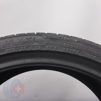 5. 225 35 18 4x BARUM 225/35 R18 87Y Bravuris 5HM Sommerreifen 2022 7,8-8mm