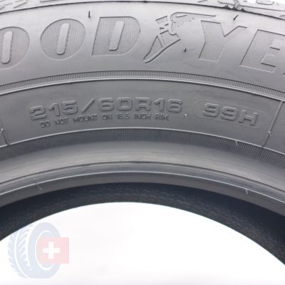 3. 215 60 16 1x GOODYEAR 215/60 R16 99H XL UltraGrip Performance+ Winterreifen 2022 WIE NEU VOLL