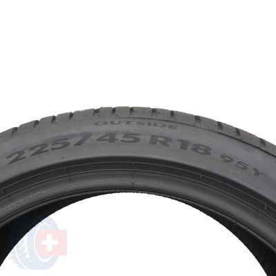 6. 225 45 18 4x PIRELLI 225/45 R18 95Y XL Cinturato P7 Sommerreifen 2024 VOLL Wie Neu