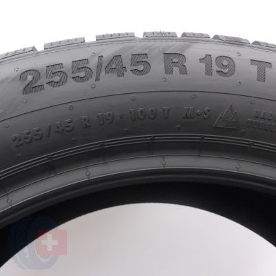 4.  255 45 19 1x CONTINENTAL 255/45 R19 100T WinterContact TS 850 P Winterreifen 2024  VOLL WIE NEU