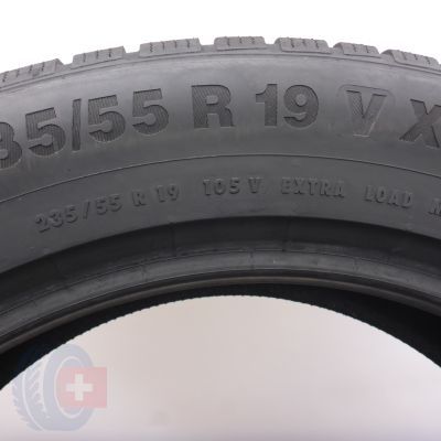 3. 235 55 19 1x CONTINENTAL 235/55 R19 105V XL WinterContact TS850P SUV Winterreifen 2018 7mm
