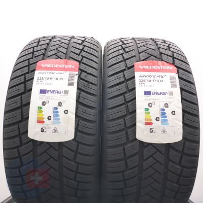 5. 225 40 18 4x VREDESTEIN 225/40 R18 92W XL Wintrac Pro+ Winterreifen 2025/26 VOLL WIE NEU 