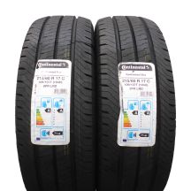 4. 215 60 17C 4x CONTINENTAL 215/60 R17C 109/107T VanContact Eco Sommerreifen 2021 VOLL Wie Neu